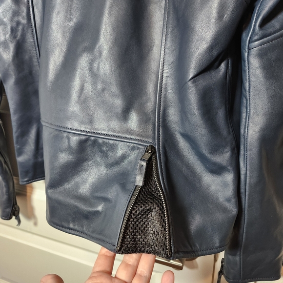 Harley Davidson Women's Brazen Leather Biker Riding Jacket Embroidered Flames - Picture 8 of 16